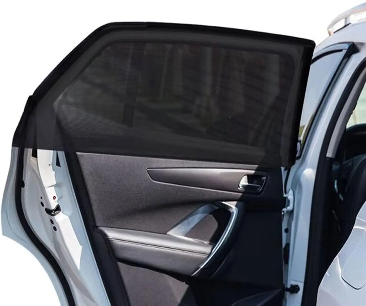 Universal Car Sunshade Curtain UV Protection Mesh Window Shade Anti-Mosquito Privacy Sun Visor Automobile Interior Accessories