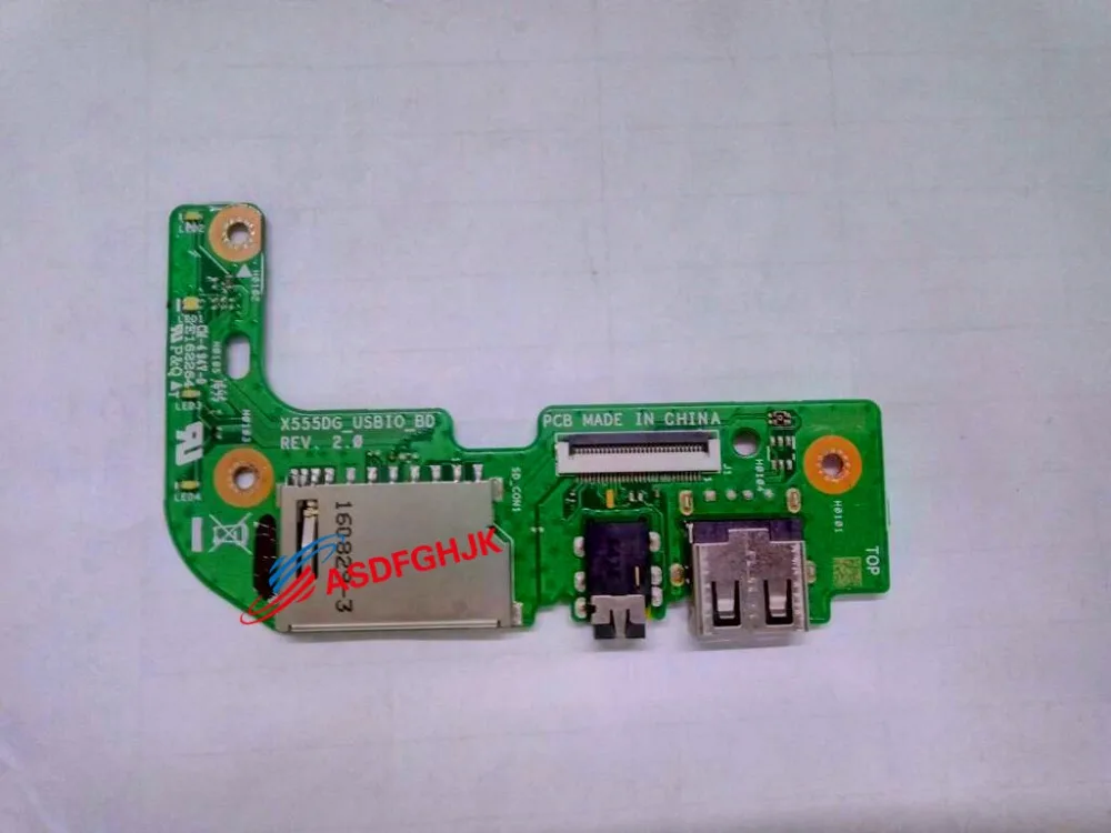 For ASUS X555 X555DG USB Board IO Board Rev2.0 60NB09A0-US1040 Test OK Free Shipping