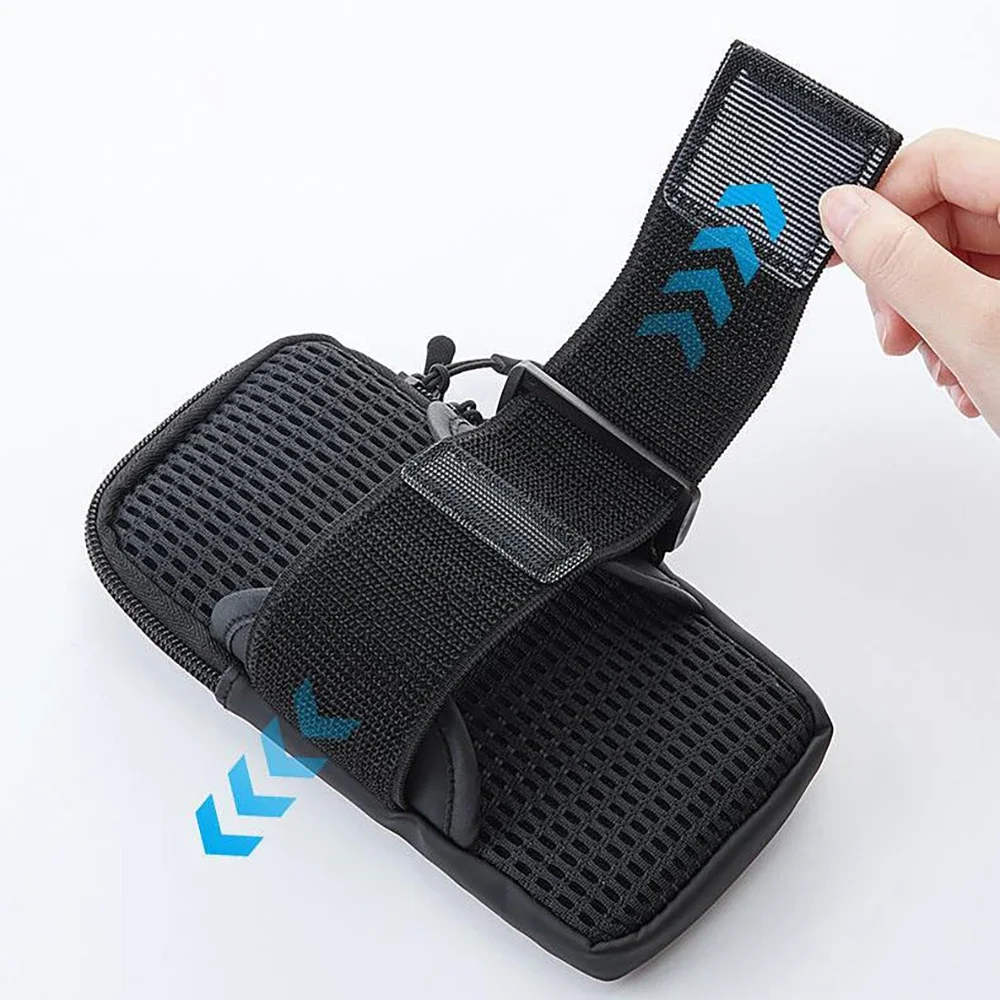Running Phone Holder Armbands Sports Cases for Moblie Phone PU Leather Jogging Bag Gym Waterproof Universal Phones Arm Pouch