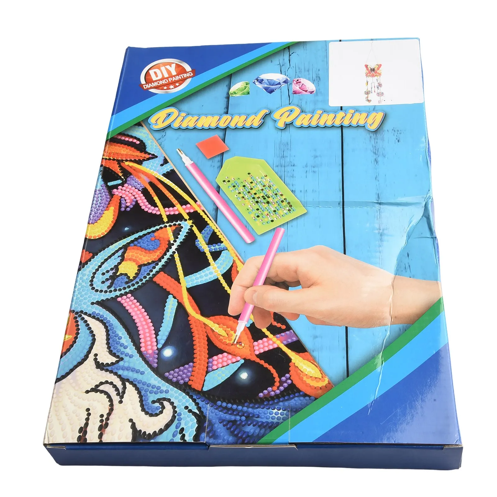 DIY Artistic Dot Painting Set Space Balconies Dot Painting Set Fitment Keywords DIY Art Painting Wind Chime Set