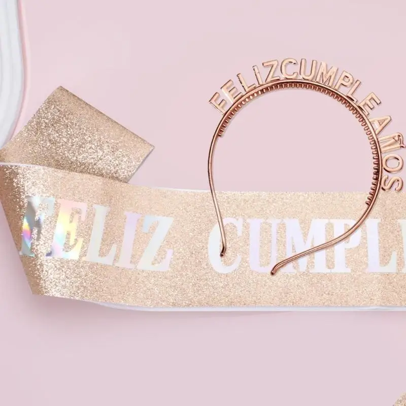 a52eグリッターサッシ＆マスカレーデ女性ヘッドバンドスーツ大人の女の子の帽子を子供と十代の若者たち