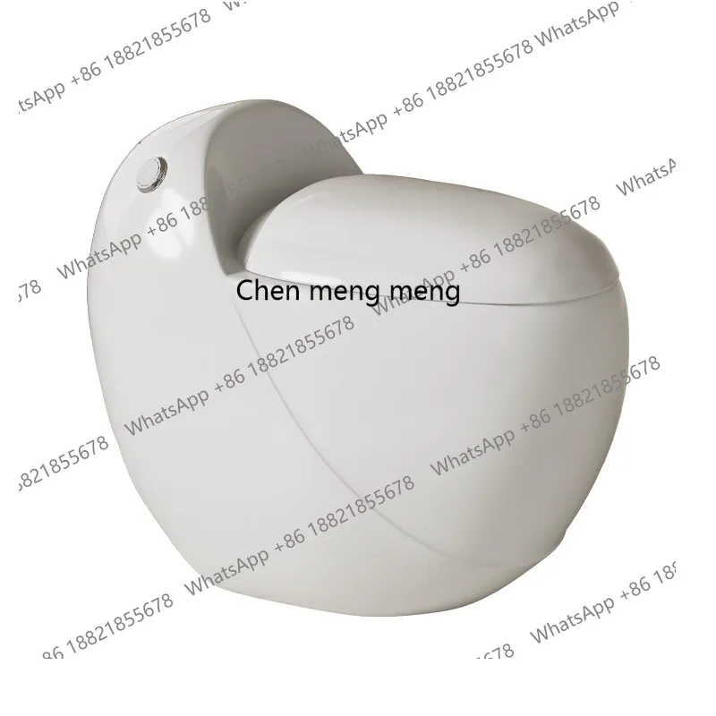 

Household flush toilet super egg round mini water-saving deodorant small toilet