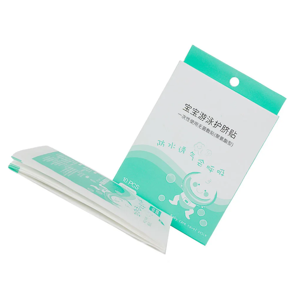 

10Pcs Baby Navel Stickers Protective Waterproof Navel Patches Disposable Newborn Umbilical Patch Belly Button Umbilical Patch