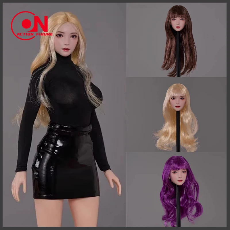 Z6TOYS ZC016 1/6 아시아 이동식 눈 미녀 헤드 스컬프트 모델 12인치 TBL JIAOU 여성 군인 창백한 피부 액션 피규어 바디