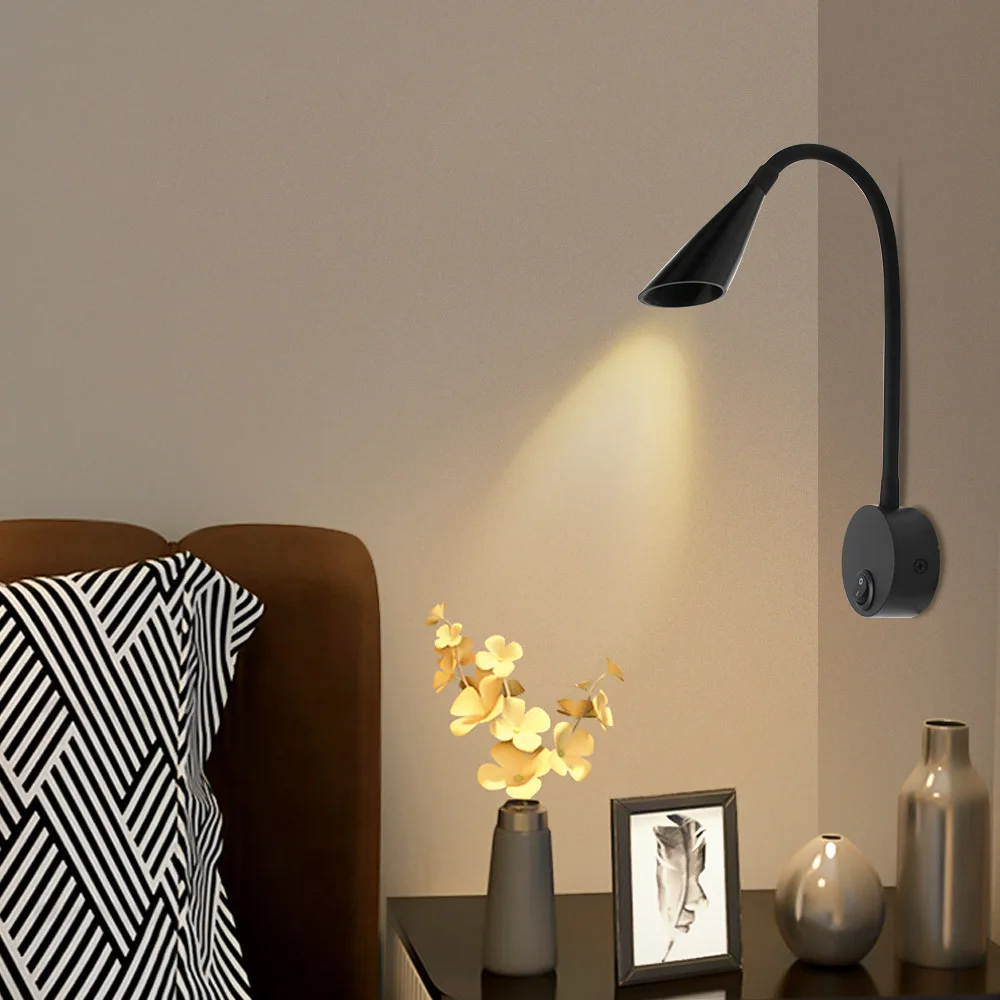 2pcs-3w-led-gooseneck-wall-light-aluminum-bedroom-bedside-reading-lamp-fixture-rocker-switch-flexible-pipe-picture-spotlight