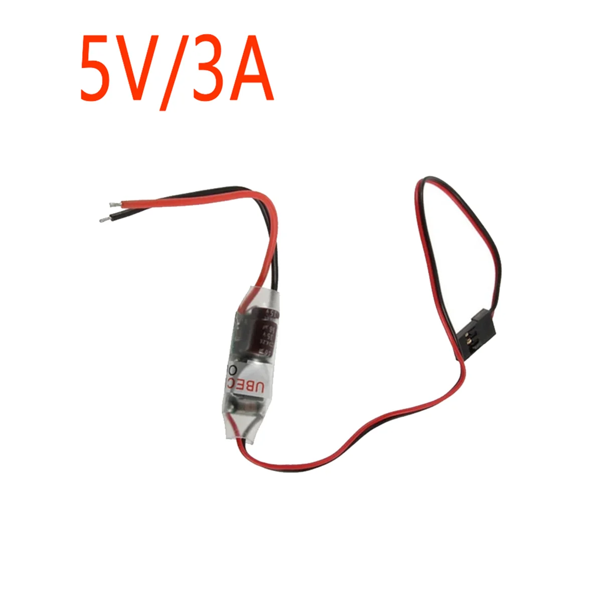 3A 2-5S FPV Receiver Power Supply Voltage Regulator External BEC (UBEC) 5V Step-Down Regulator Module for RC Airplane