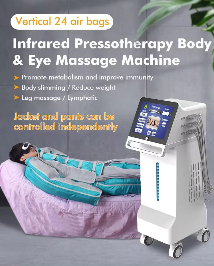 

High Quality Presoterapia Massage Air Pressure Device 48 Airbags Body Pressotherapy Lymphatic Drainage Machine