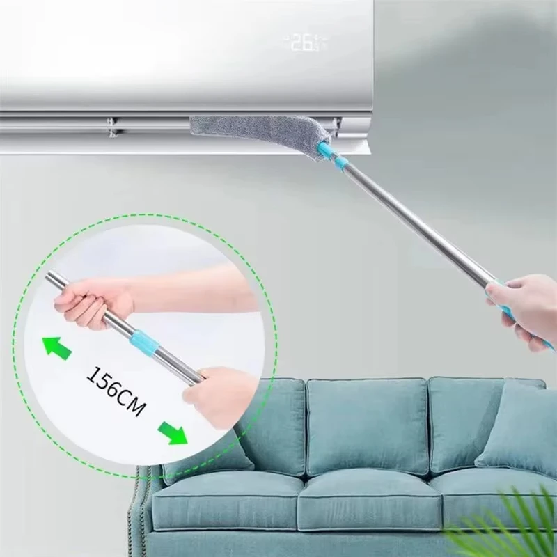 UNTIOR Long Handle Dust Mops Floor Ceiling Cleaning Mops Bed Bottom Dust Cleaner Sofa Dust Removal Brush Household Cleaning Tool