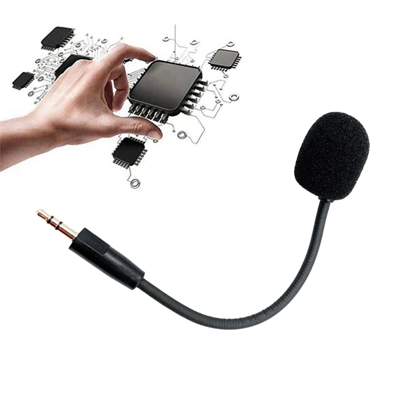استبدال-3.5 ملم-ميكروفون-ميكروفون-لـ-Kingston-Hyper-X-Cloud-Orbit-S-Game-Headsets-Gaming-Headphones-Mic Y41A