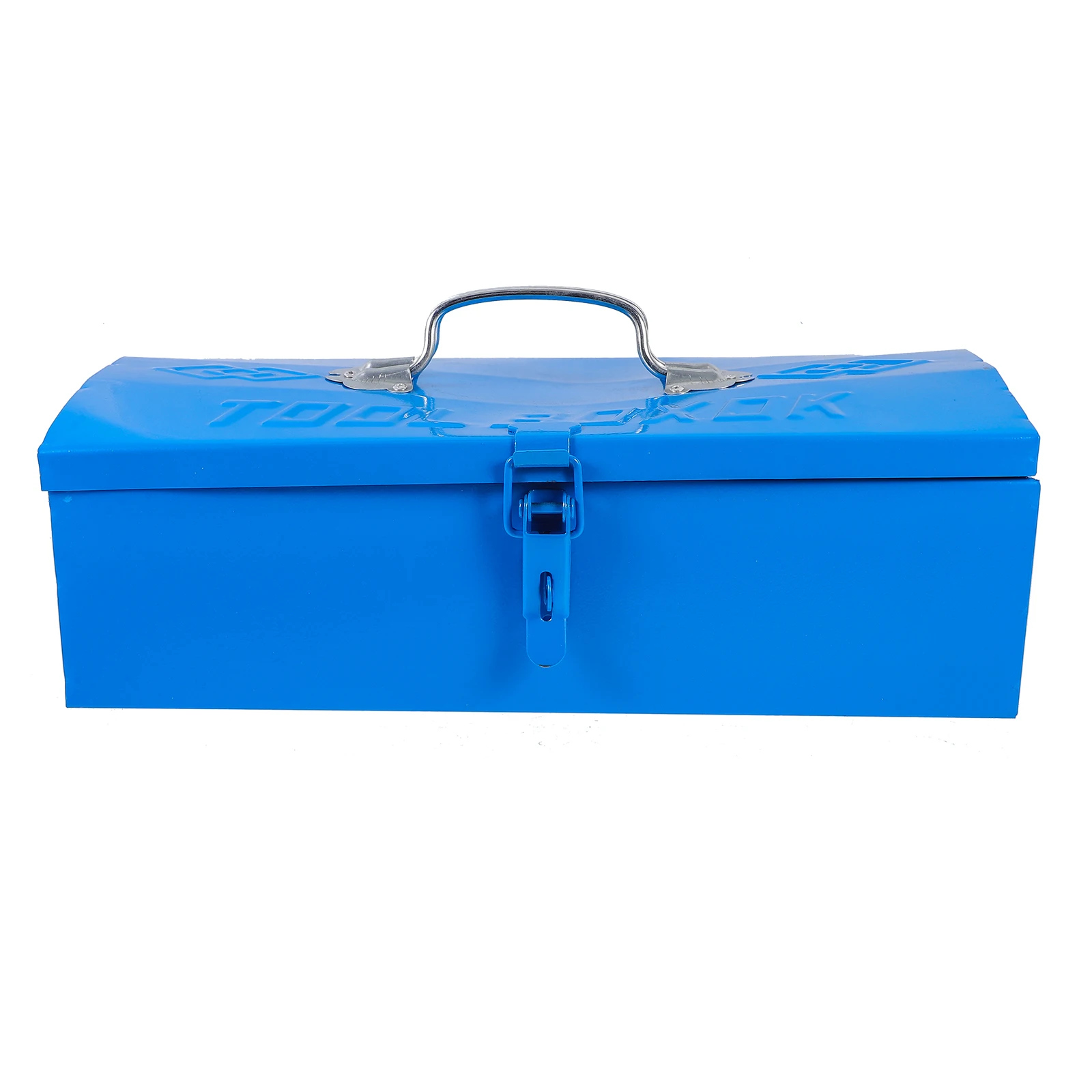 Portable 1 Layer Blue Iron Tool Box Storage Container Heavy Duty Mechanics Tools ganizer Car Garage Metal Toolbox
