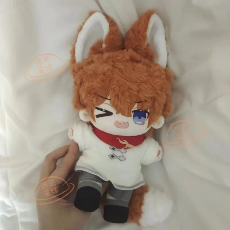 20 センチメートル原神タルターリアアニメかわいいぬいぐるみおもちゃスケルトンぬいぐるみコスプレかわいい耳フェスティバル友人のためのギフト