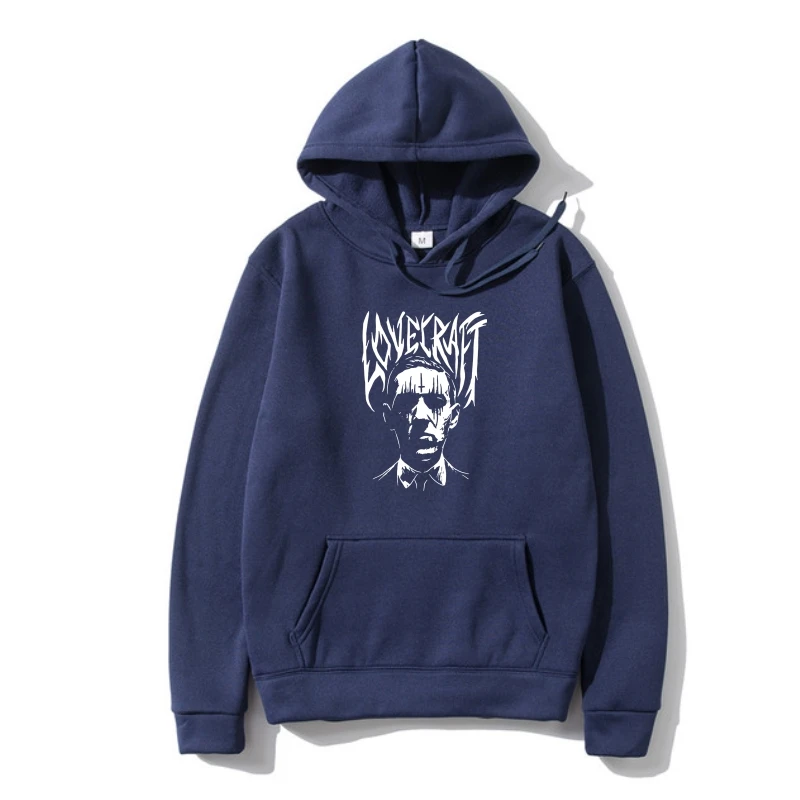 

H. P. Lovecraf Black Metal Style Outerwear High Quality Cotton Hoody Hoodies