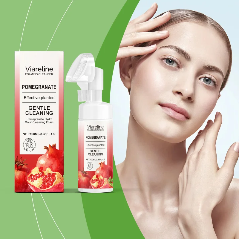 

Pomegranate Foaming Face Wash, Gently Cleanses Facial Skin, Refreshing Rich Foam, Nourishing And Moisturizing Facial Care