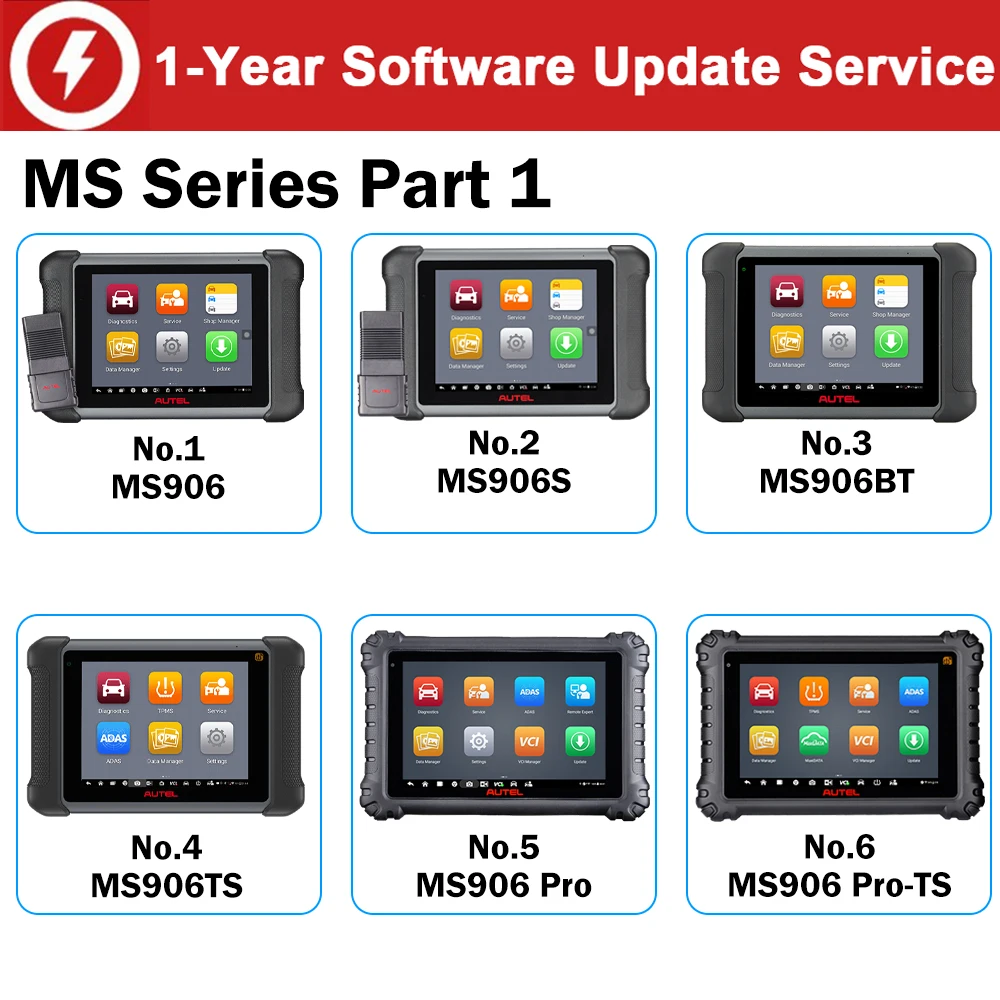 Autel Scanner 1-Jahres-Software-Update-Service Jahresabonnement Aktivierungscode für MK906BT MK906Pro MS906BT MS906Pro MS906TS – Detail 1