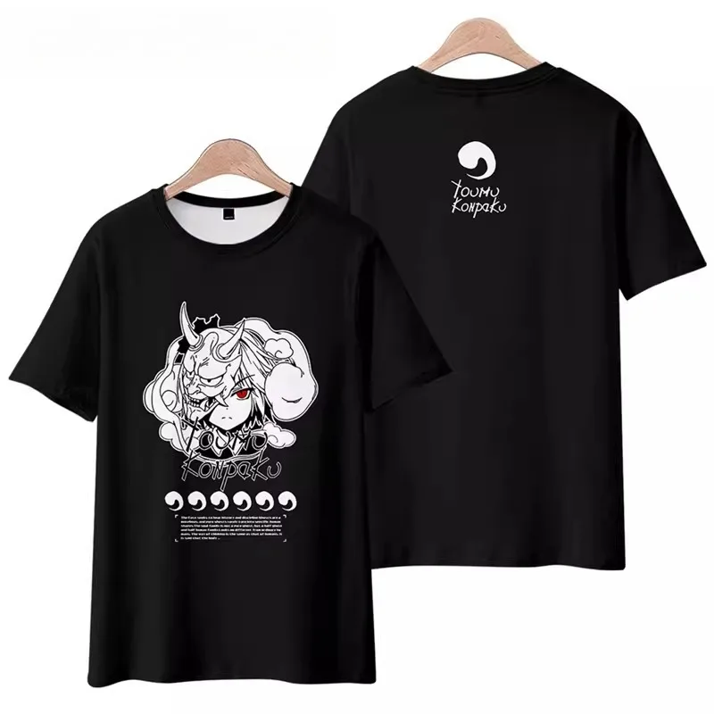 Touhou Game Youmu Konpaku Character Anime T-Shirt Unisex Men Women Tee Shirt Short Sleeve Tops