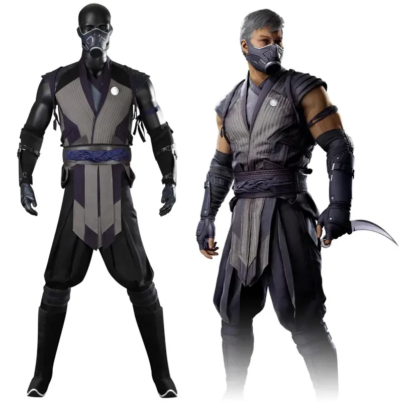 

Костюм для косплея Mortal Smoke, женский костюм Kombat, полный комплект и ботинки, продаются на Хэллоуин, мужской дегамент, индивидуальный размер goi/6