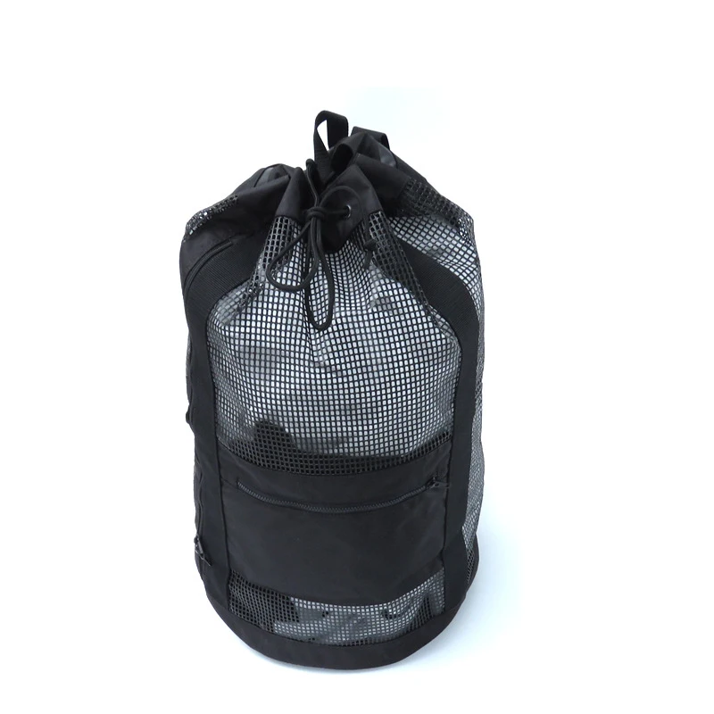 Mesh Sack Diving Equipment Backpack Shoulder Storage Carrying Net Bag Swim & Dive Gear Accessory-60278