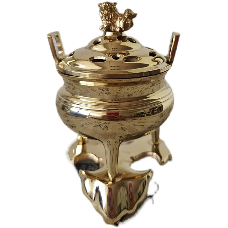 Ruixiang brass incense burner naked right-angle furnace