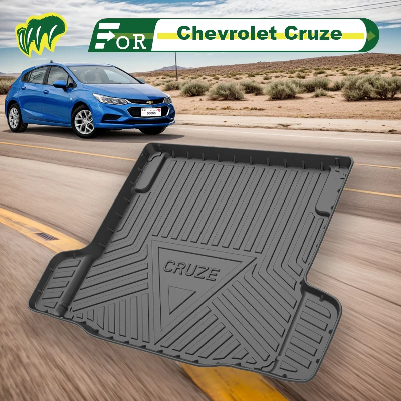 

For Chevrolet Cruze 11 15 16 17 18 2009-2019 Custom Fit Car Trunk Mat All Season Cargo Mat 3D Shaped Laser Measured Trunk Liners