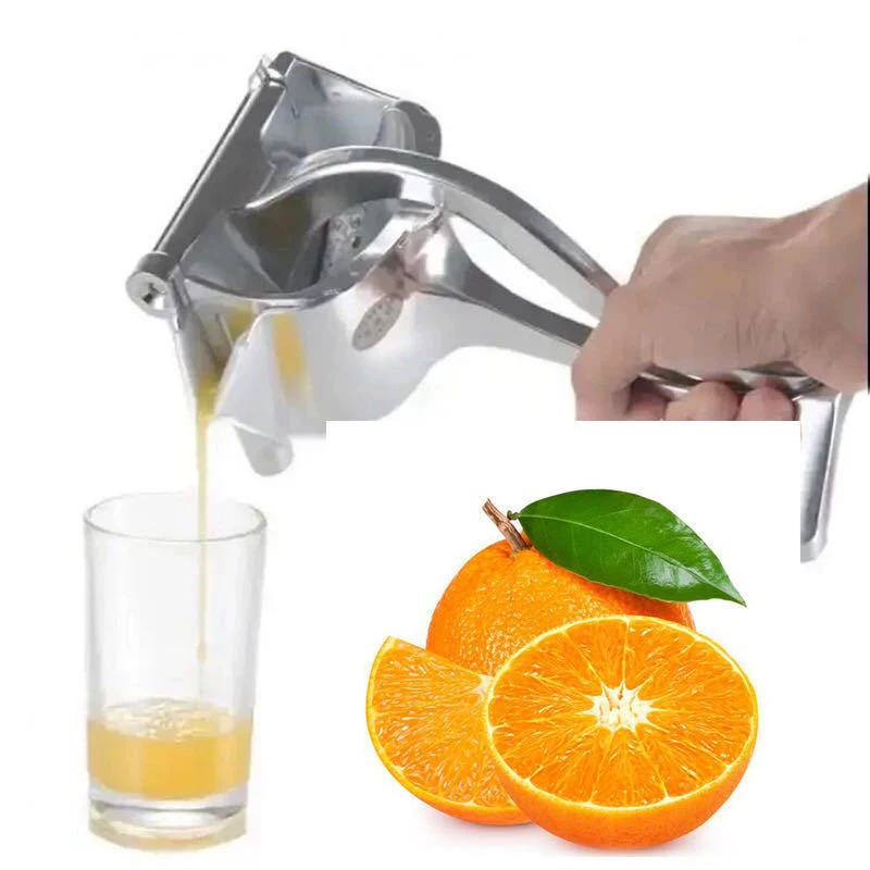 

Portable Manual Juice Squeezer Aluminum Alloy Hand Pressure Lemon Manual Juice Maker Kitchen Fruit Juice Squeezer Filter Tool