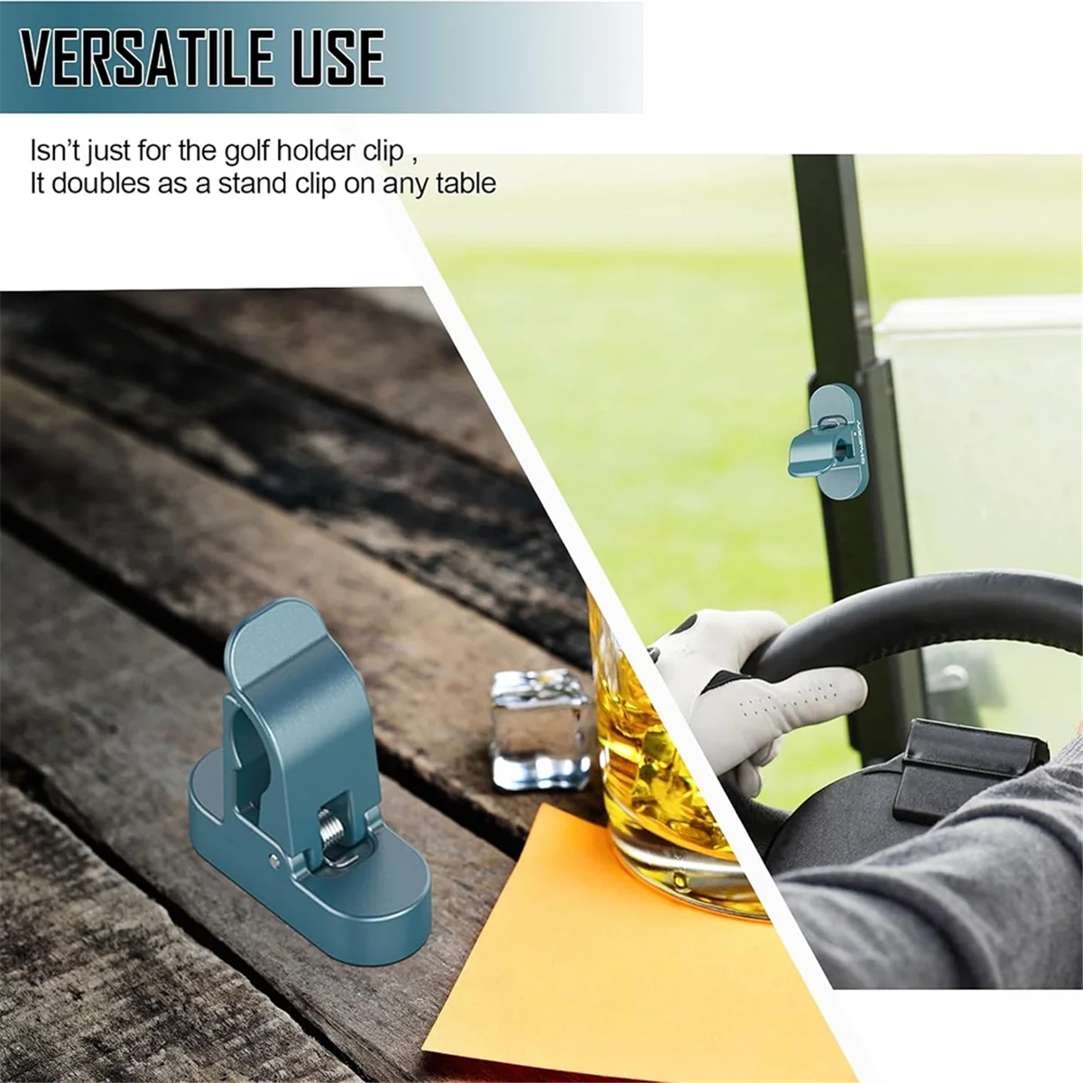 AA74 مشبك حامل الجولف المغناطيسي لعربة الجولف سبائك الألومنيوم حامل كليب عقد 30-60 حلقات هدايا الغولف للاعبي الغولف