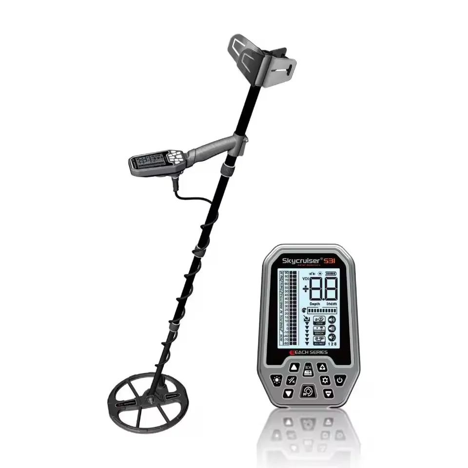 S31 Professional DISC Metal Detector 5m Depth Fully Waterproof Gold Prospecting Accurate ID Beach Hunter VLF-IB