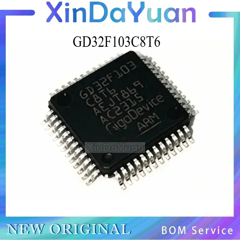 5 pcs GD32F103C8T6 LQFP-48   -ARM Cortex-M3  32-bit Microcontroller