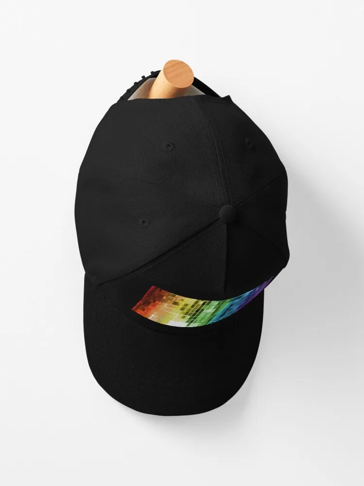 Rainbow Disco Ball Pattern Cap For Unisex Adult Outdoor Casual Sun Baseball Caps New Fashion Hat