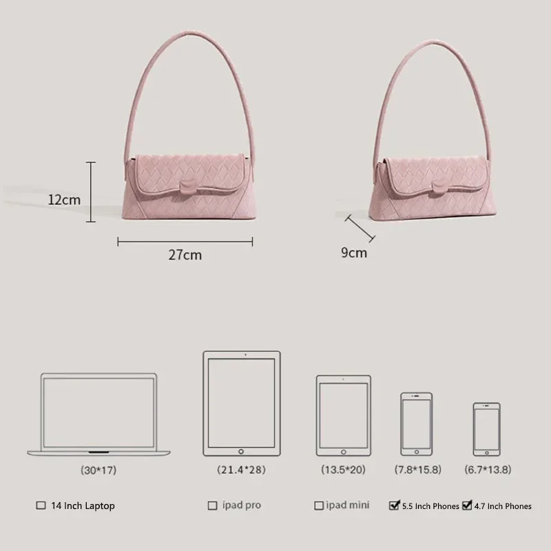 LOERSS-Sac sous les bras en cuir PU pour femme, sacs initiés, sac sous les bras urbain, sacs à main polyvalents, sac à main ComPiedmont, mode