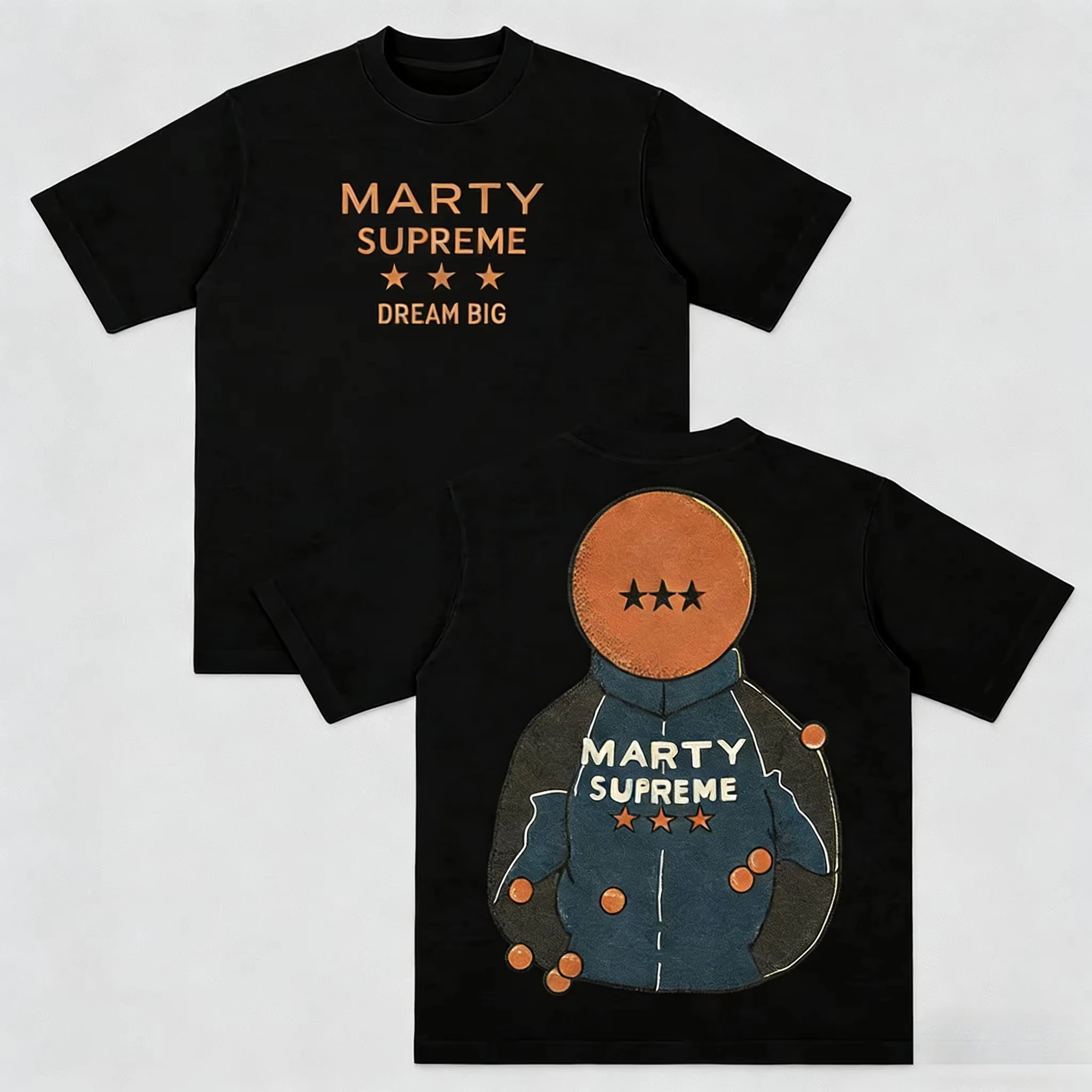 Movie Marty Supreme. Dream Big. graphics 100%Cotton unisex shirt 2026 Summer New Men's fashion Y2k Short sleeve Tshirt fan gift