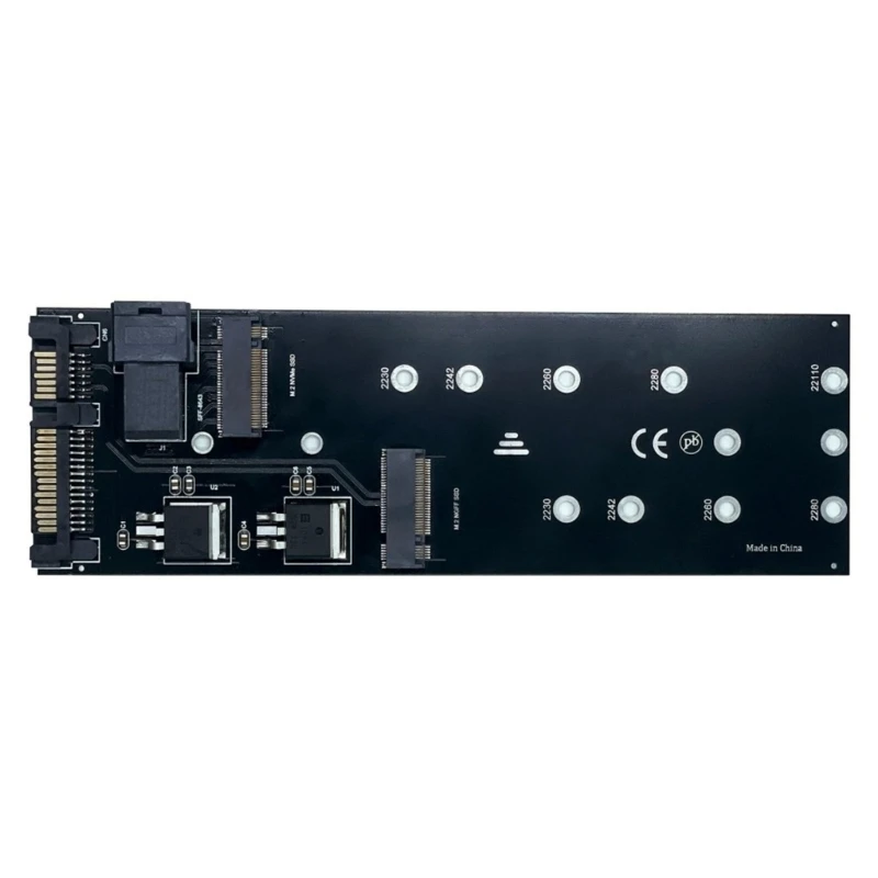 4 Port SFF-8643 to PCIE Host Card and Four Separate Cable Branches for Storage Systems and Video-Editing Computer Builds HX5E
