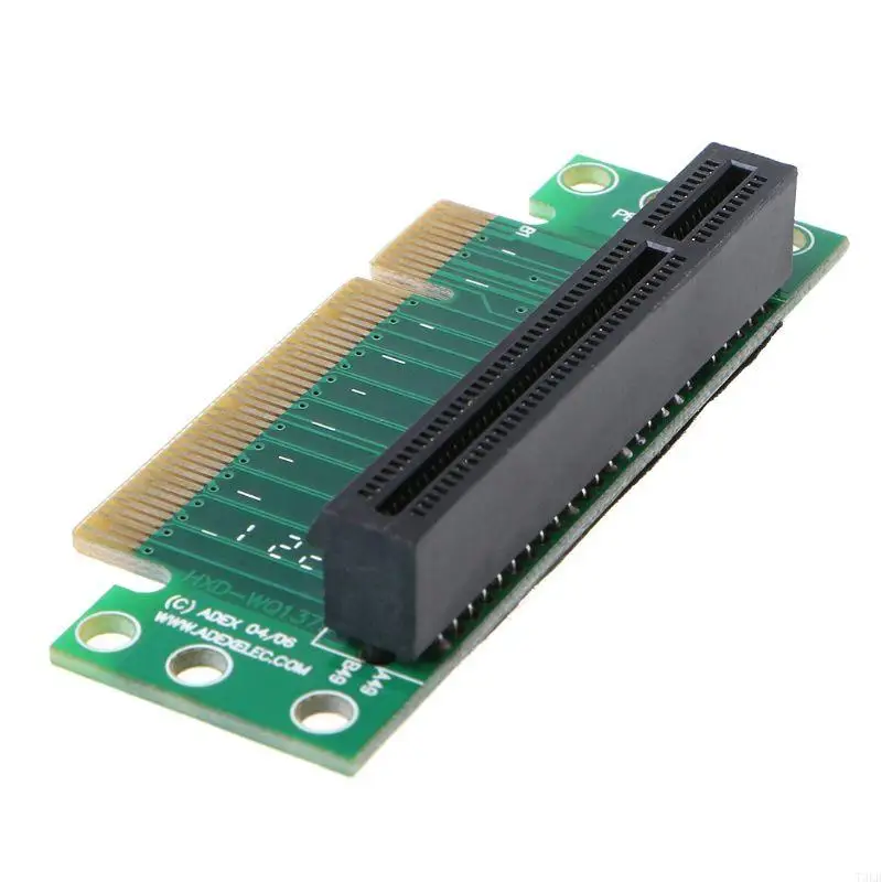 T3LB PCI-Express 8x Tarjeta elevadora 90 grados Tarjeta adaptador ángulo izquierdo 1U Altura Servidor computadora