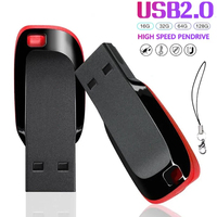 High Speed USB 2.0 Pendrive 64GB 32GB 16GB 8GB Memoria USB Memory Stick Pen Drive USB Flash Drives Waterproof U Disk 128GB 512GB