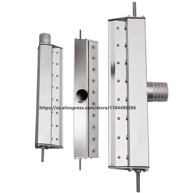 304SS Stainless Steel Blower Air Knives For Conveyor Belt Bottle Fruits Vegetables Dust Removal, Drying, Cooling, Water Blowing