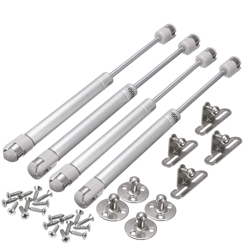 Cabinet Door Support Heavy Duty Gas Lift Strut Soft Close Cabinet Door Gas Strut Stay Hinges 100N For For Flap Fittings