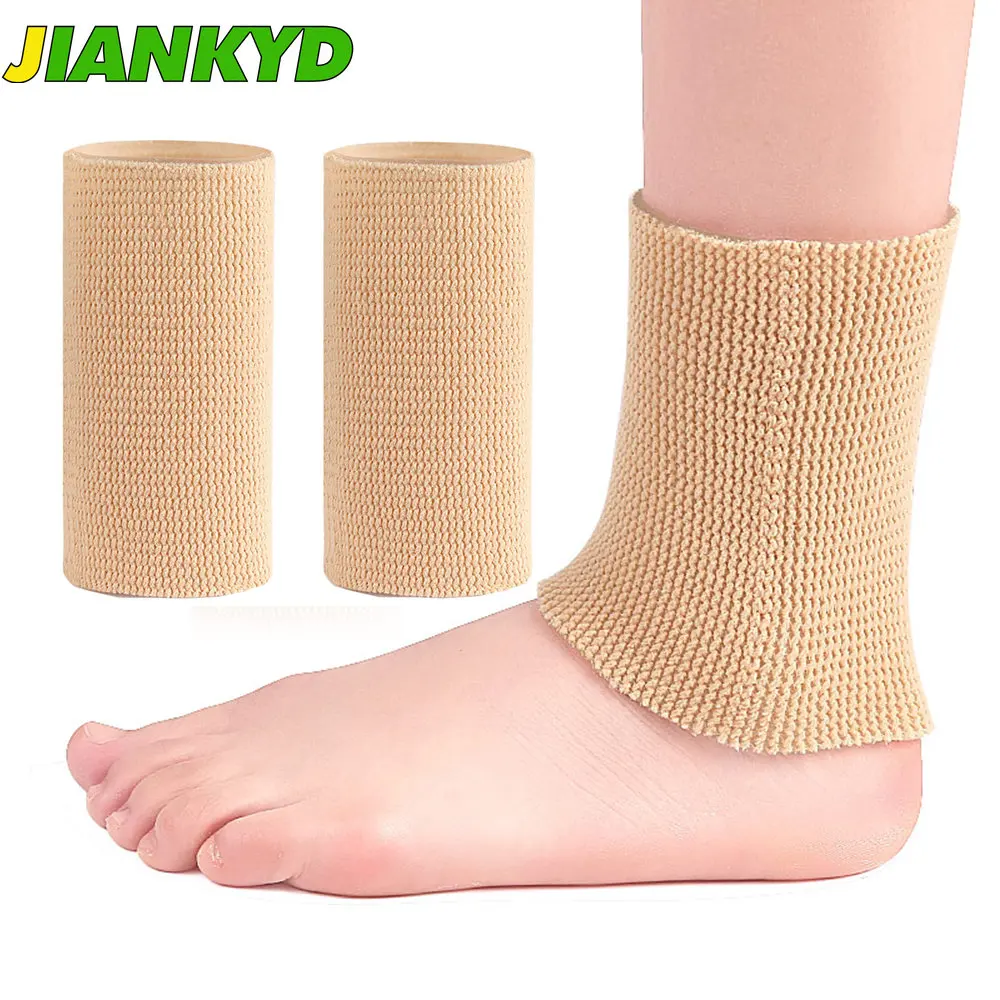 JIANKYD 1/2Pcs Ankle Sleeve Wrist Bracers Silicone Gel Moisturizing Heel Spa Socks Nursing Heel Crack Anti-dryness Anti-crack