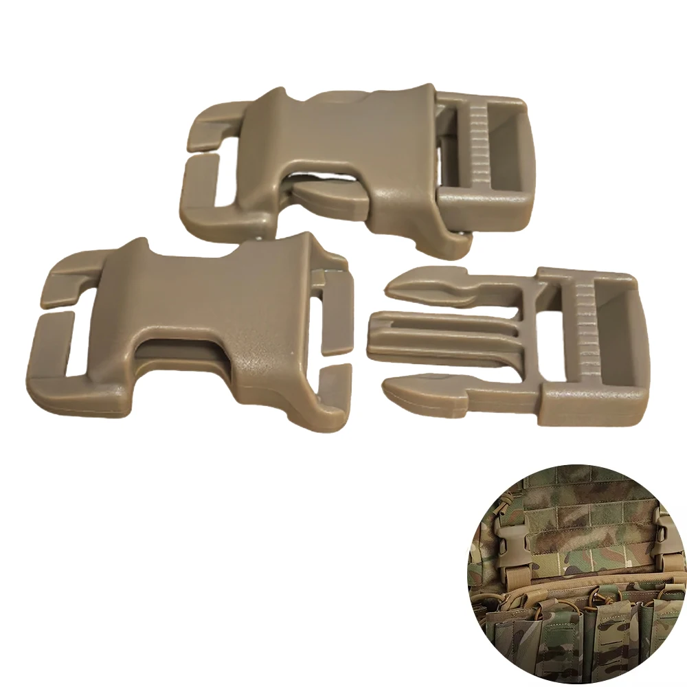 Quick Attach Buckle Webbing Attachment Clip Surface Mount Modular Connector Tactical Vests Backpacks Outdoor Gear Accessories