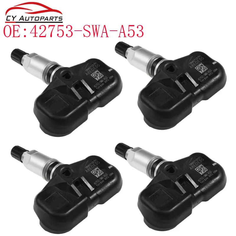 

New Tire Pressure Monitor Sensor TPMS For Honda Accord CRV FiT 2007-2012 315MHZ 42753-SWA-A53 42753SWAA53
