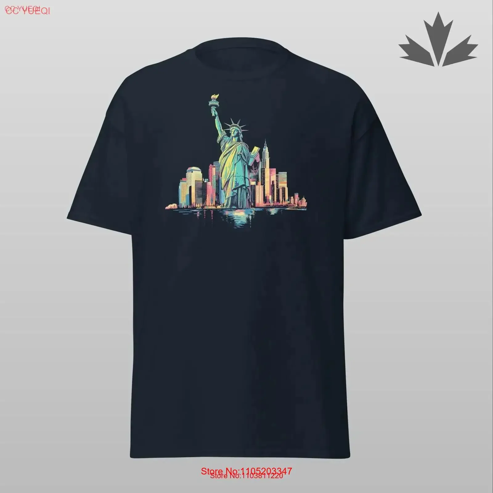 

Redra States 02 New York T Shirt vintage Washed Casual Breathable Soft Stretched Versatile homme fashion designer clothes