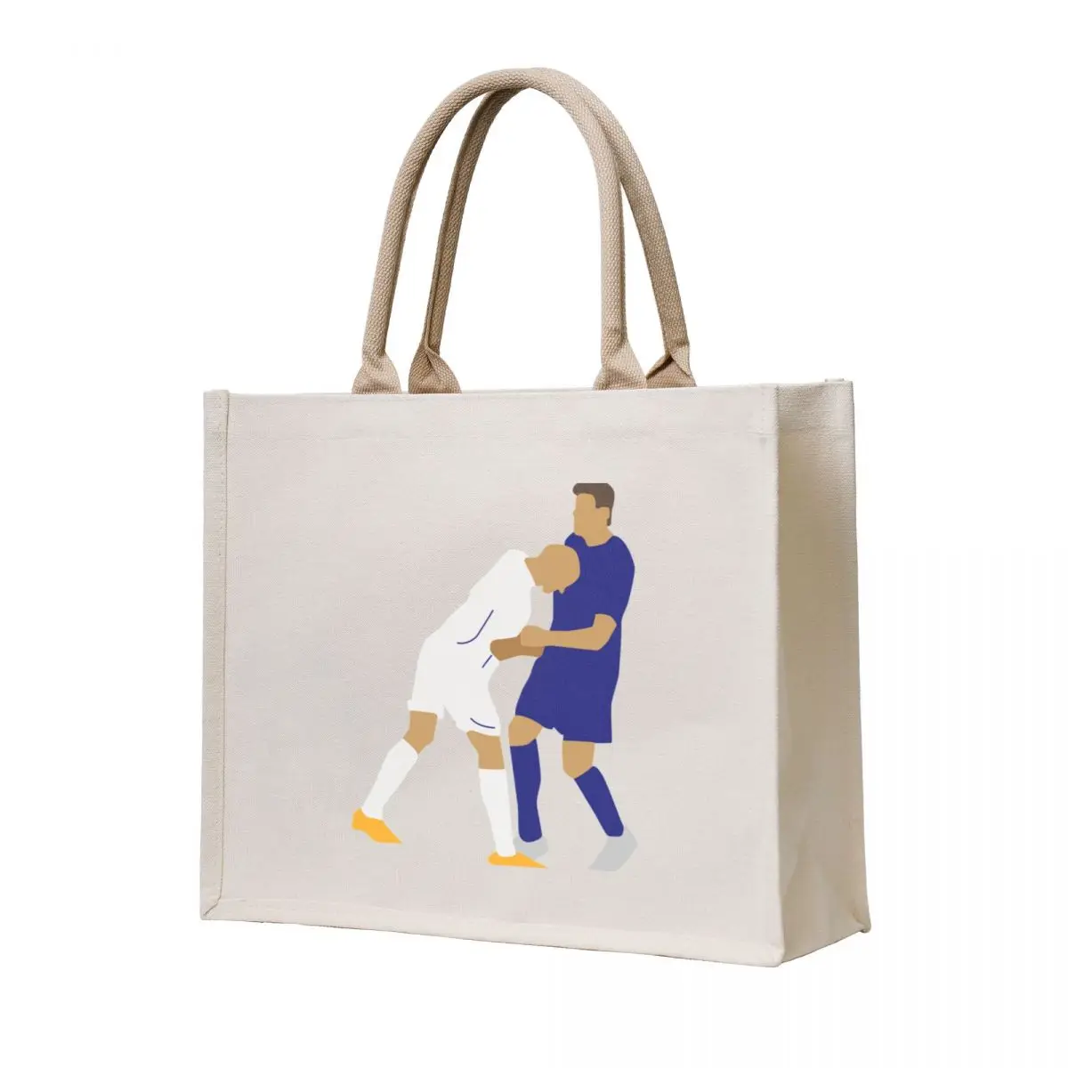 

Zidane headbutt Tote Bag Portable shopping bag Canvas shoulder bag Handbags shopper bags