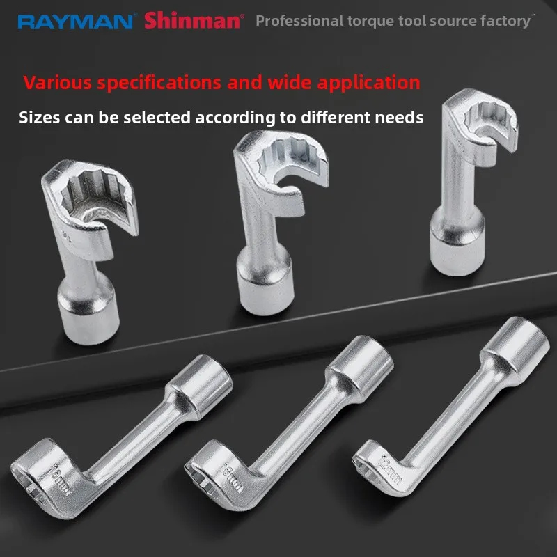 

Набор из 6 L-образных ключей для дизельных форсунок 1/2 дюйма, инструмент для ремонта перфорированных стальных втулок