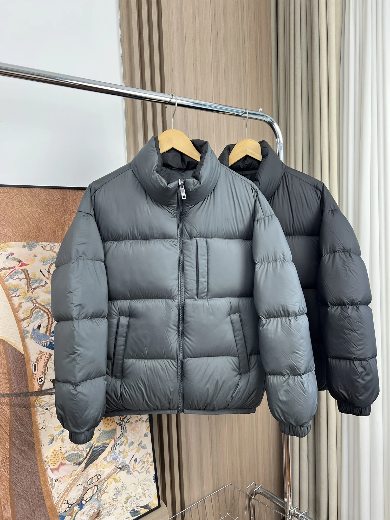 

Мужская зимняя утепленная куртка из 90% белого пуха, особо теплая, с воротником-стойкой, на молнии, для экстремальных холодов