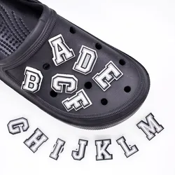 1 Piece Shoe Charms Accessories Pvc Shoe Decorations Letter 26 Options To Choose From Alphabet Ornament Pins Party Gift