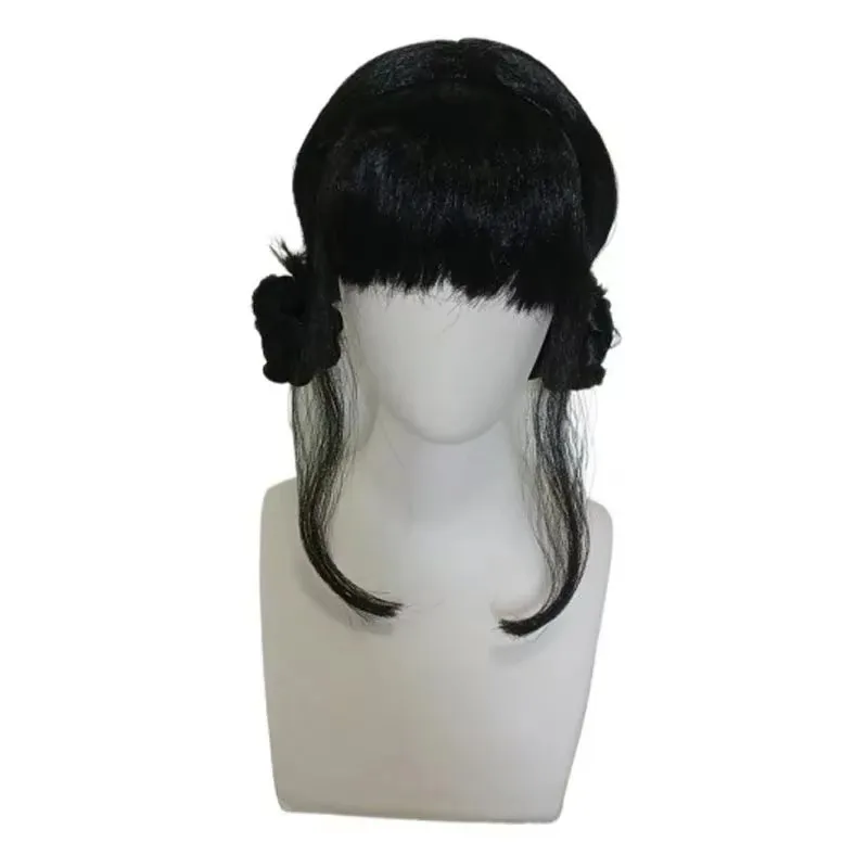 Picture 7: Halloween Girl group Cosplay Wig Heat Resistant Synthetic Hair for Women Girls Group Roleplay Props Carnival