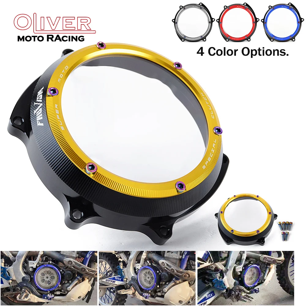 For Yamaha YZ250F YZ 250 F Engine Clutch Protector Cover Guard Motorcycle 2019 2020 2021
