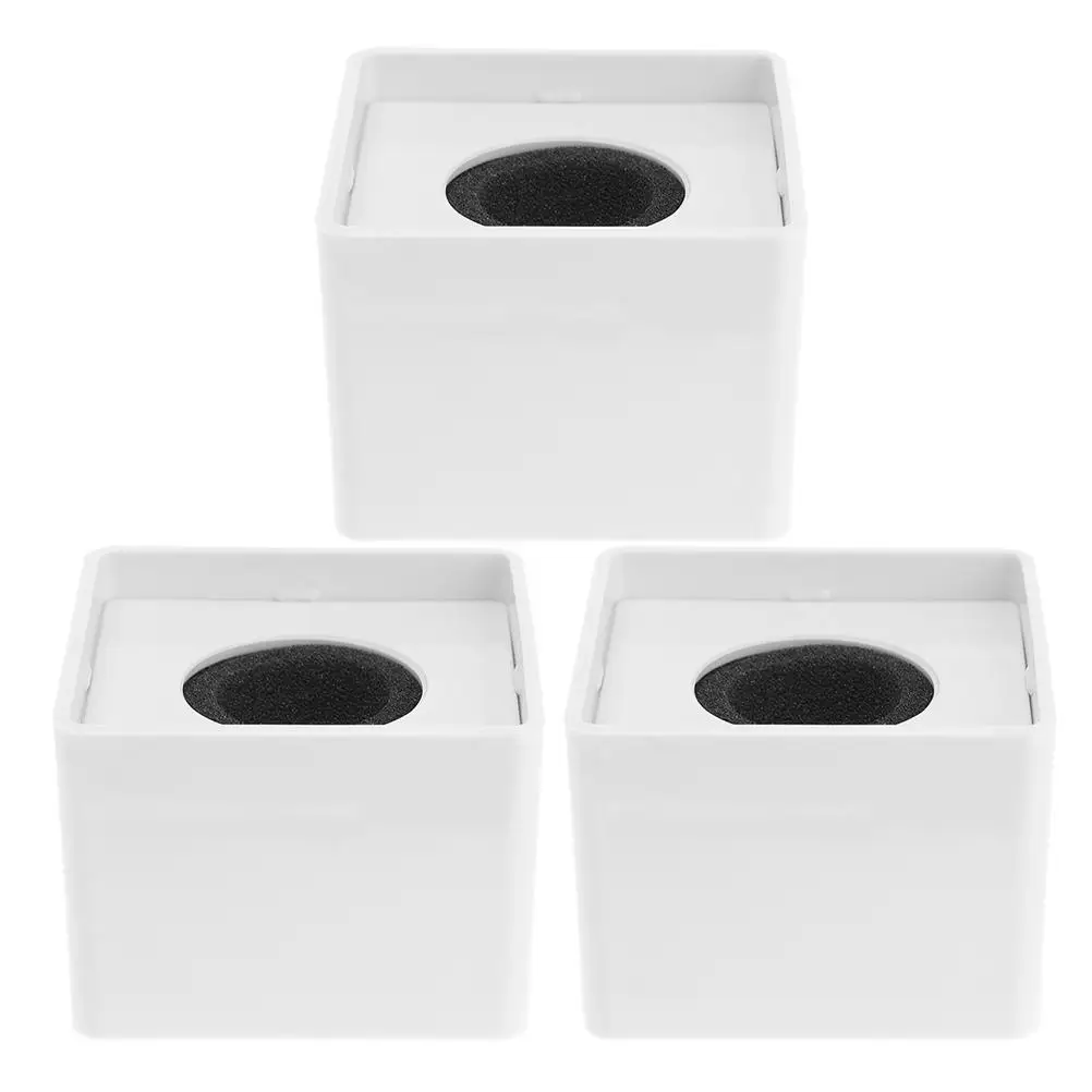 

3Pcs Microphone Logo Station Cube Flags White Accessories Interview PVC Engraving Multicolor Printing DJ Equipment Compatibility