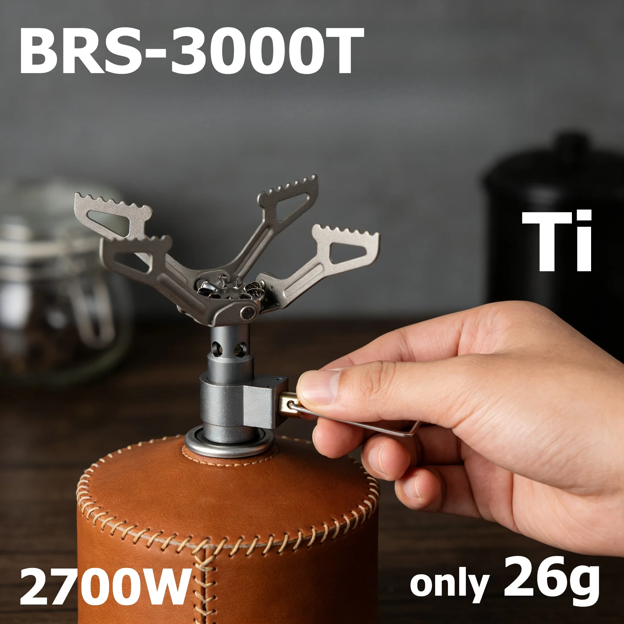 

BRS-3000T 25 г цельная карманная плита титановая мини-газовая горелка для кемпинга на открытом воздухе походная складная портативная кухонная печь ﻿