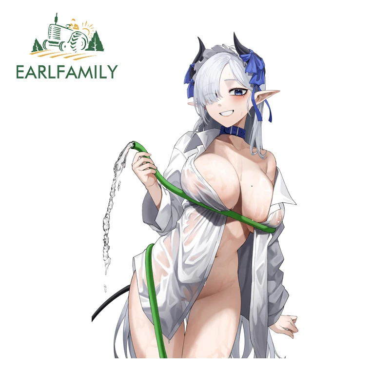 

EARLFAMILY Genshin Impact Meimei NSFW Succubus автомобильные наклейки хентай наклейки на грудь автомобильные аксессуары графика на лобовое стекло