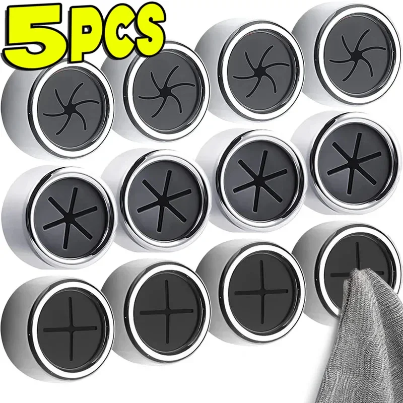 

Self Adhesive Towel Plug Holder Wall Mounted Bathroom Organizers Towel Rack Kitchen Rags Dishcloth Clips Wood shelves Ecoco
