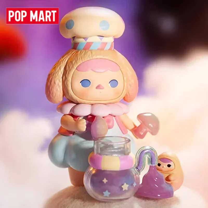 

POP MART Pucky What Are The Fairies Doing Оригинальная коллекционная фигурка-сюрприз в закрытой упаковке, таинственная фигурка для декора дома и рабочего стола